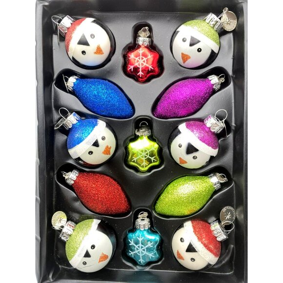 Christopher Radko Other - Christopher Radko 13 Ornaments Celebrations Penguins Snowflakes Christmas Lights
